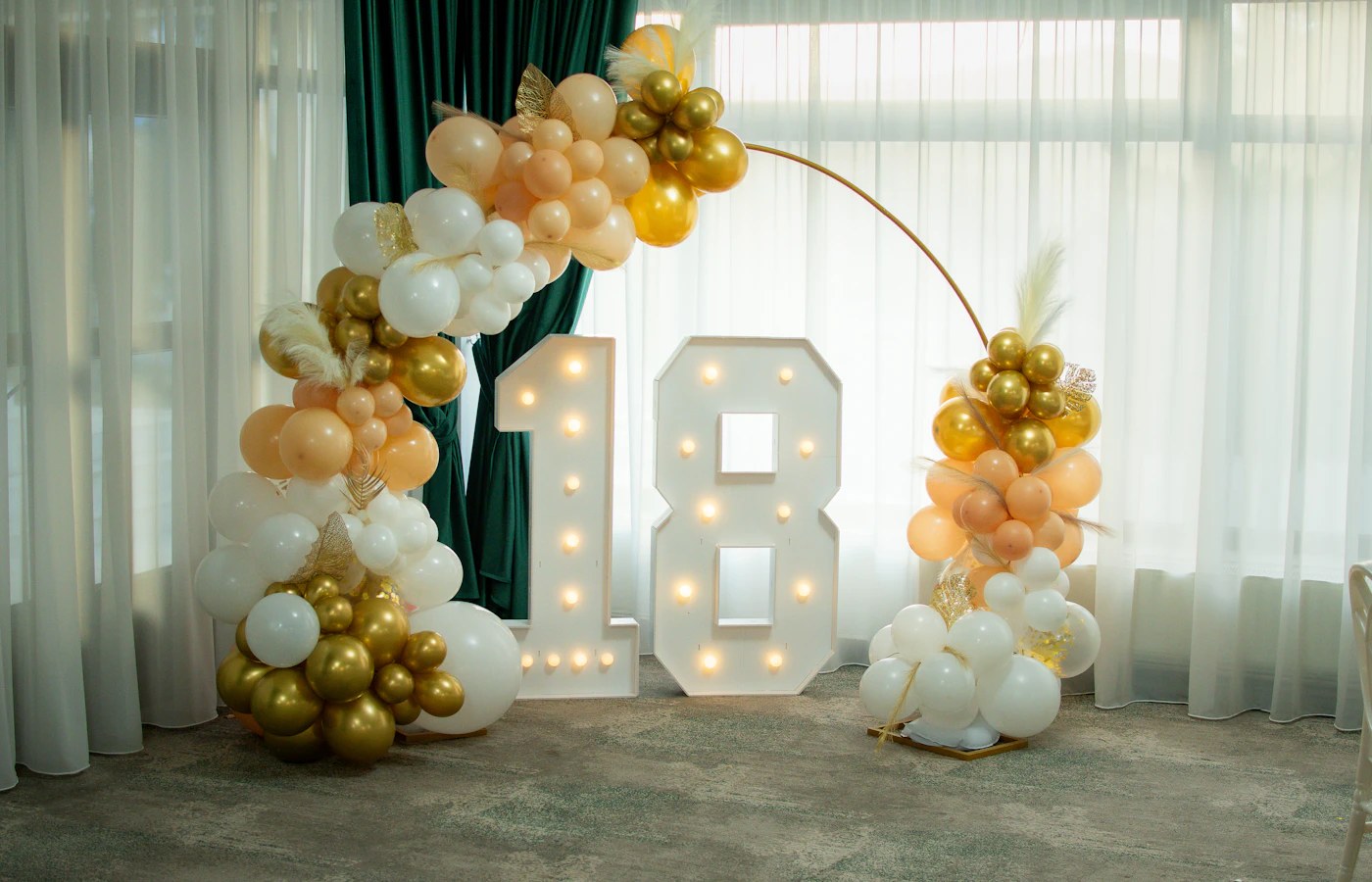 Blush and Glow Birthday Theme